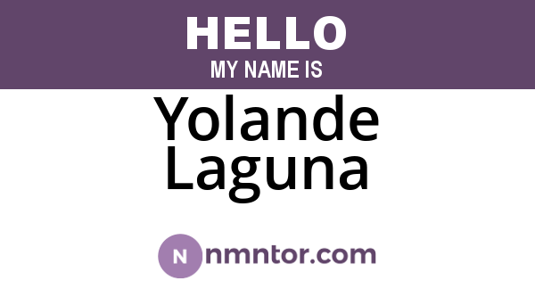 Yolande Laguna