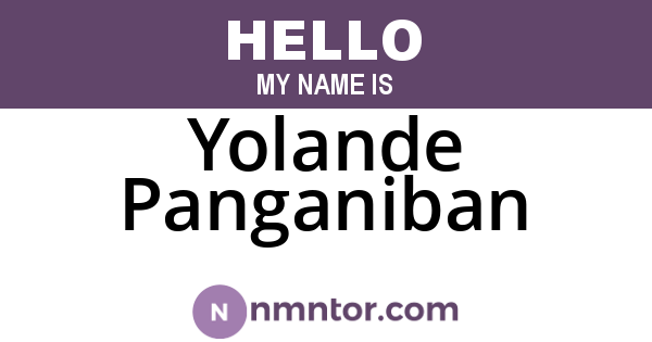 Yolande Panganiban