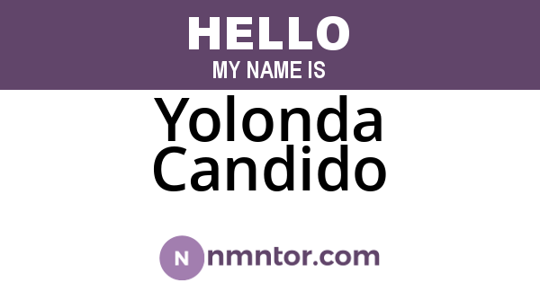Yolonda Candido