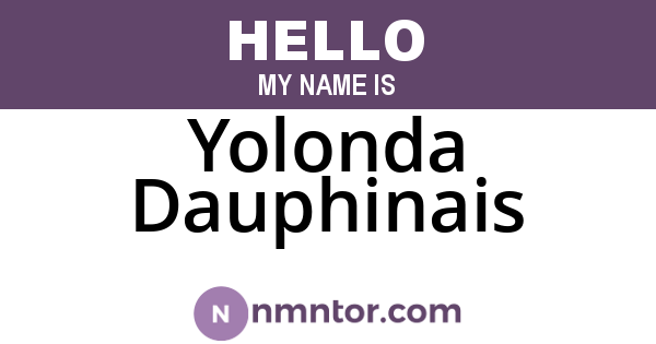 Yolonda Dauphinais