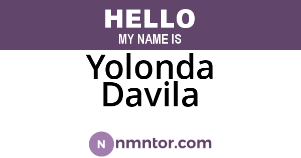 Yolonda Davila