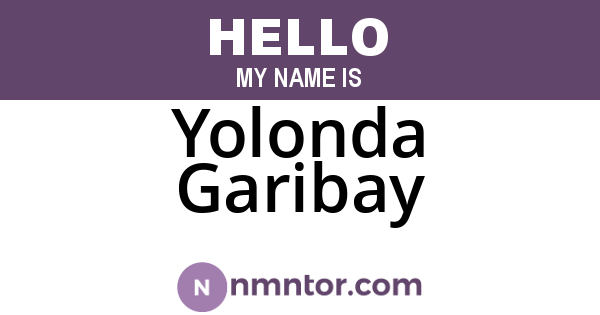 Yolonda Garibay