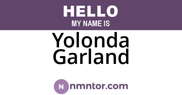 Yolonda Garland