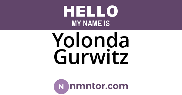 Yolonda Gurwitz