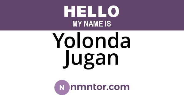 Yolonda Jugan