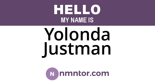 Yolonda Justman