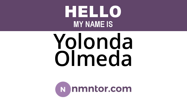 Yolonda Olmeda