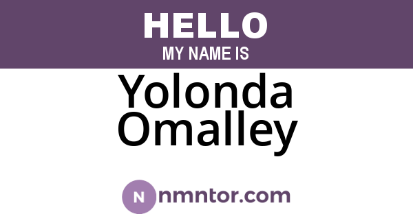 Yolonda Omalley
