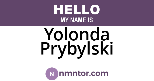 Yolonda Prybylski