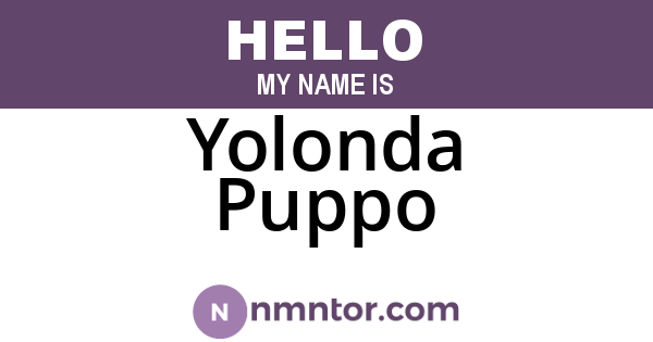 Yolonda Puppo