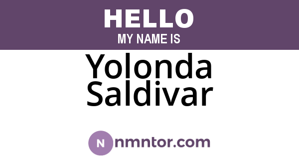 Yolonda Saldivar