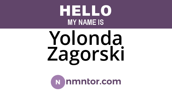 Yolonda Zagorski