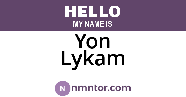 Yon Lykam