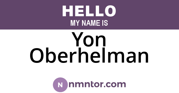 Yon Oberhelman