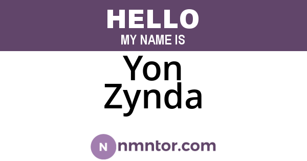 Yon Zynda