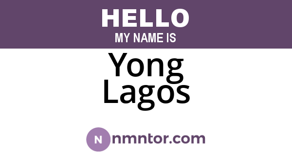 Yong Lagos