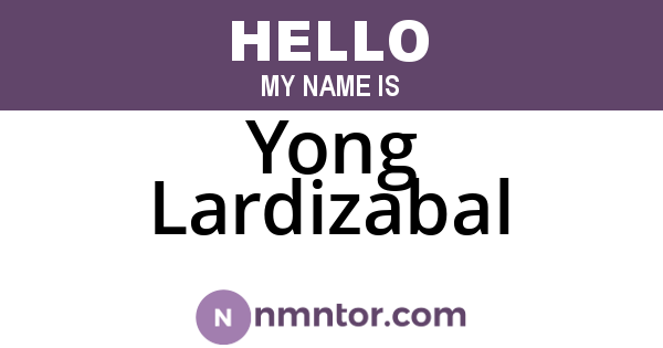Yong Lardizabal
