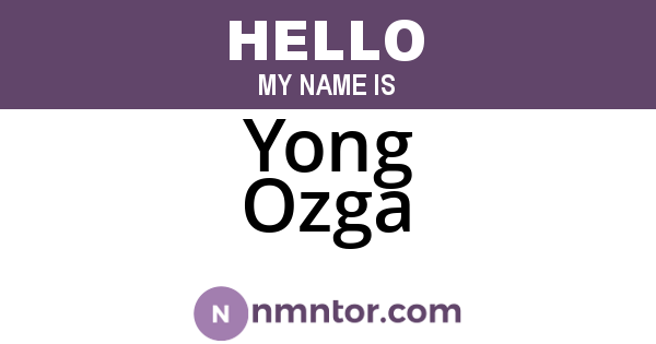 Yong Ozga