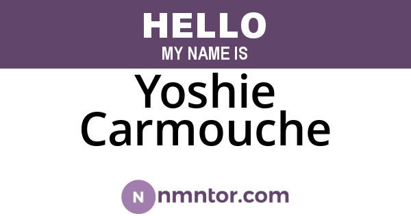 Yoshie Carmouche