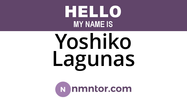 Yoshiko Lagunas