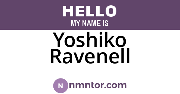 Yoshiko Ravenell