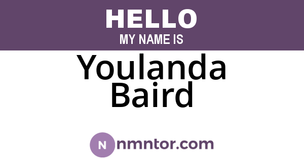Youlanda Baird