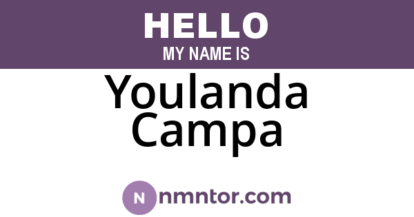 Youlanda Campa