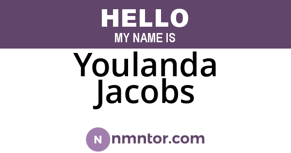 Youlanda Jacobs