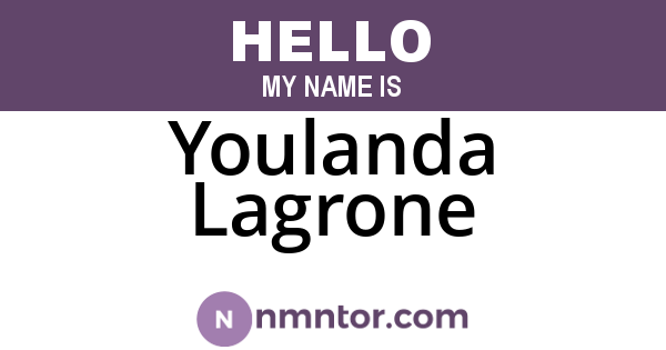 Youlanda Lagrone