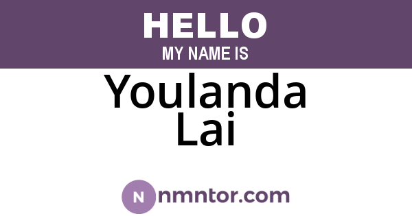 Youlanda Lai
