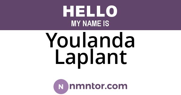 Youlanda Laplant