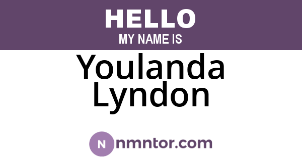 Youlanda Lyndon
