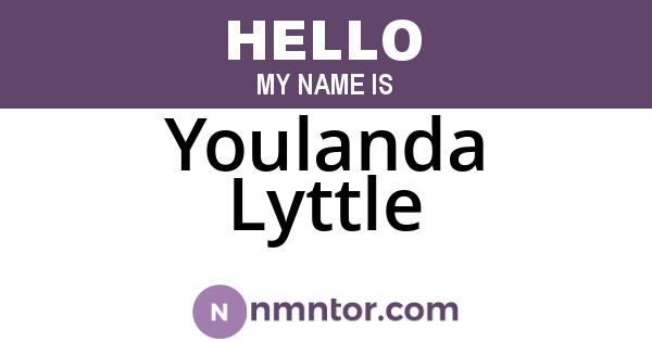 Youlanda Lyttle