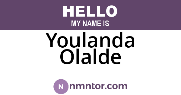 Youlanda Olalde