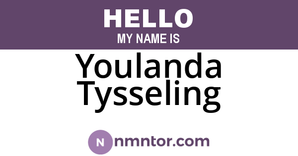 Youlanda Tysseling