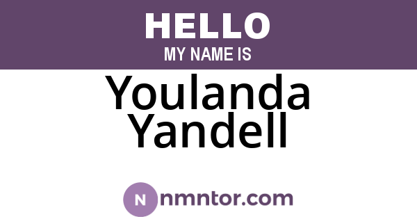 Youlanda Yandell