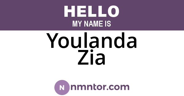 Youlanda Zia