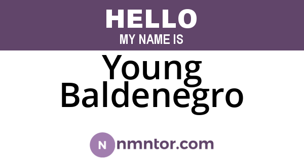Young Baldenegro