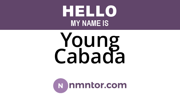 Young Cabada