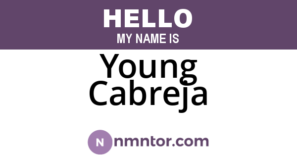 Young Cabreja