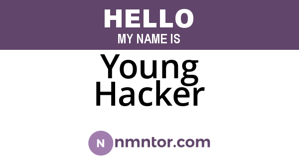 Young Hacker