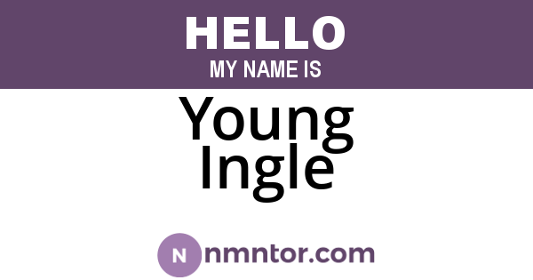 Young Ingle
