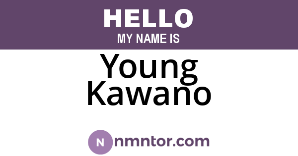 Young Kawano