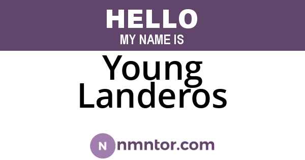 Young Landeros