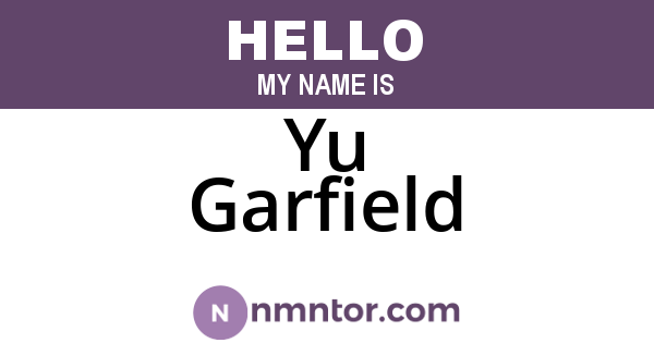 Yu Garfield