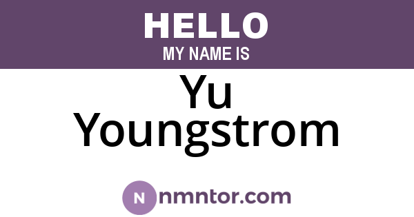 Yu Youngstrom