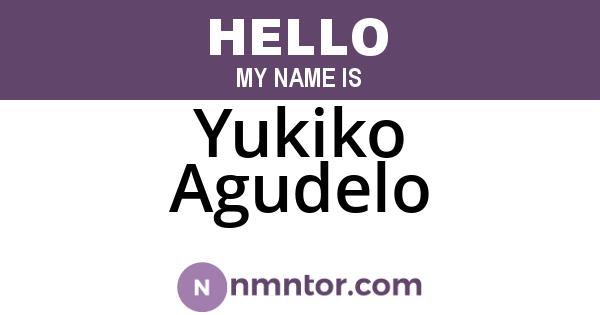 Yukiko Agudelo