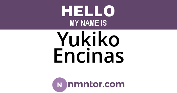 Yukiko Encinas