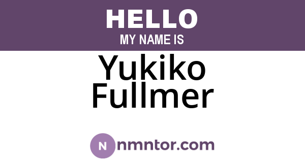 Yukiko Fullmer