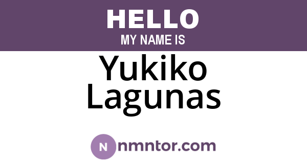 Yukiko Lagunas